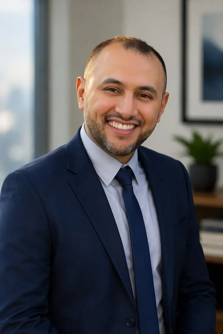 Portrait of Dr. Mina, owner of CityRx Pharmacy