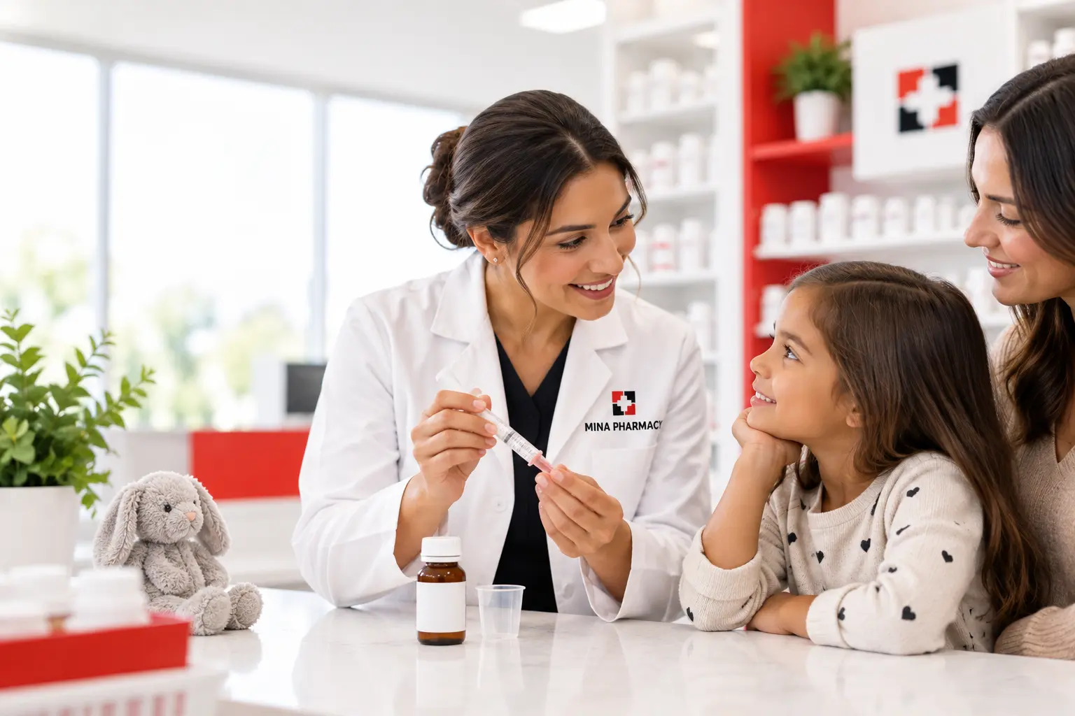 Personal pharmacy care for a mother and child